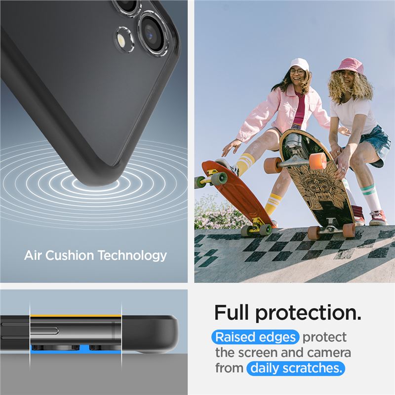 Husa Spigen Ultra Hybrid compatibila cu Samsung Galaxy S24 Plus Matte Black (S24 Plus, ACS07330) by www.silkase.ro
